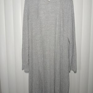 Dana Buchman Gray Cardigan Sweater